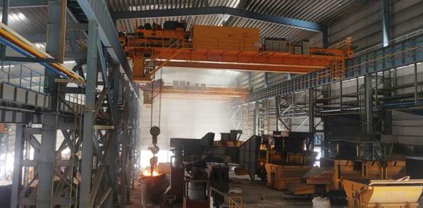 STEEL INDUSTRY crane application — Sanomac